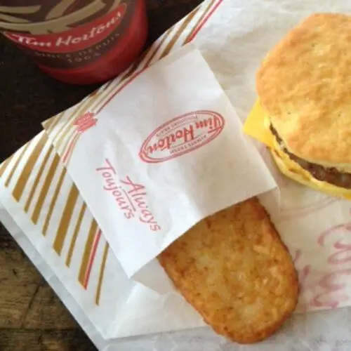Tim Hortons Breakfast Hours Menu